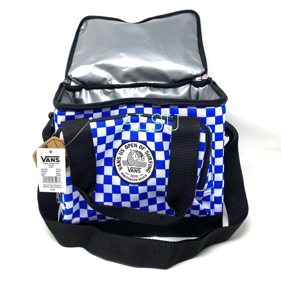 VANS VUSO Cooler Checkerboard Blue White - Picture 8 of 12